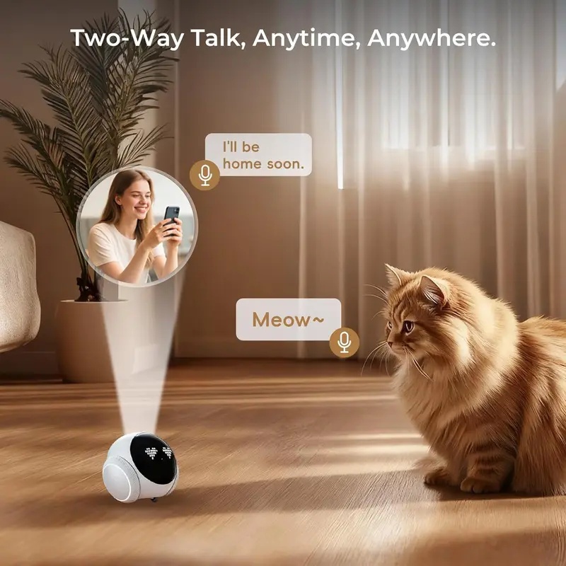 Movable Indoor Pet Robot Camer - Smart Home Video 评论和价格