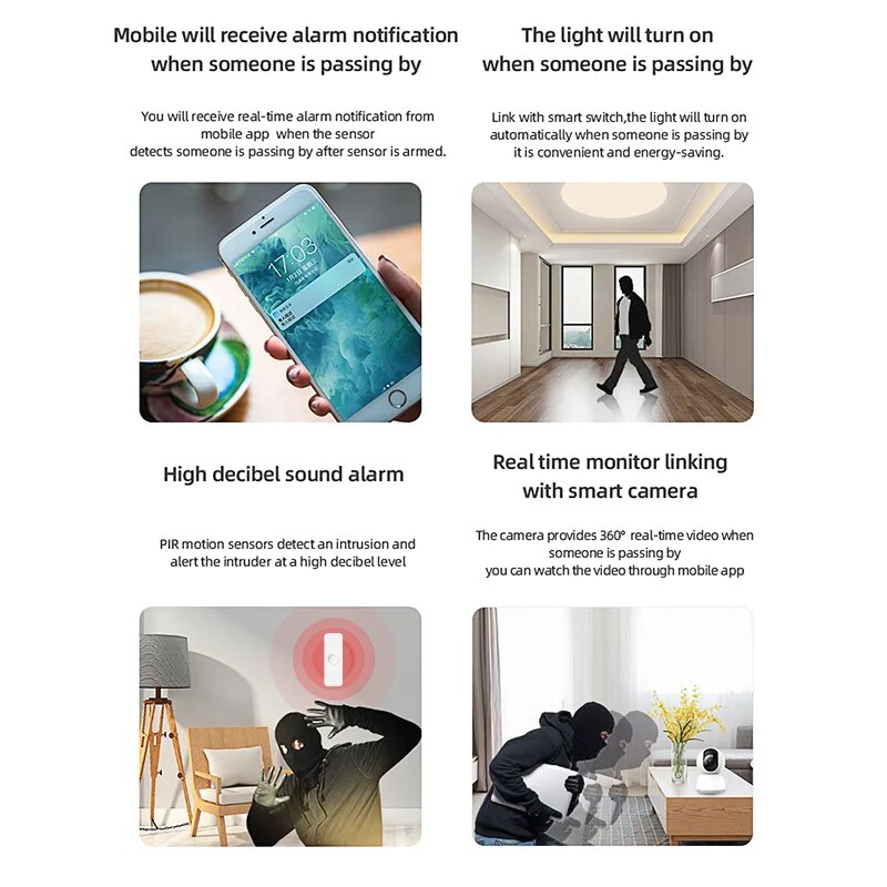 Tuya WiFi Zigbee PIR Motion Se - Smart Home Wiser 评论和价格