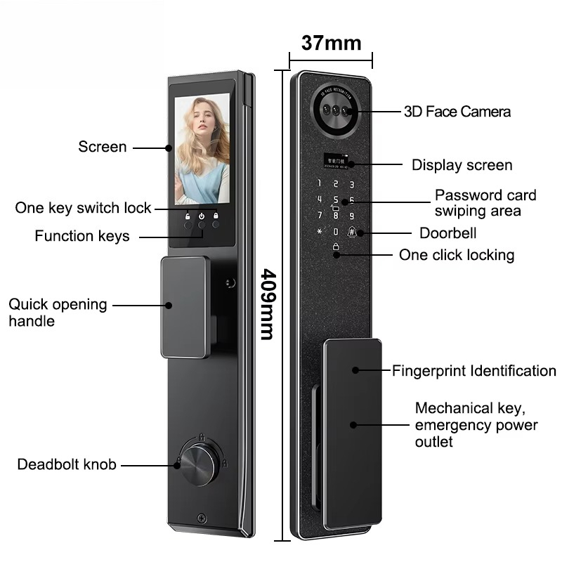 Tuya WiFi Smart Door Lock, Hom - Smart Home Door Lock 评论和价格