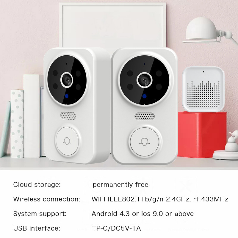 Tuya WIFI Doorbell Smart Home  - Smart Home Video 评论和价格