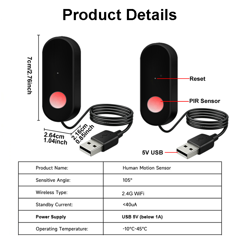 Tuya WiFi PIR Motion Sensor Hu - Smart Home Wiser 评论和价格