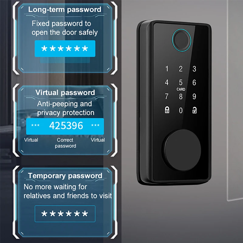 Smart Fingerprint Deadbolt Loc - Smart Home Door Lock 评论和价格