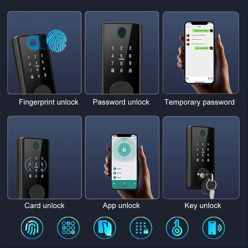 Smart Fingerprint Deadbolt Loc - Smart Home Door Lock 评论和价格