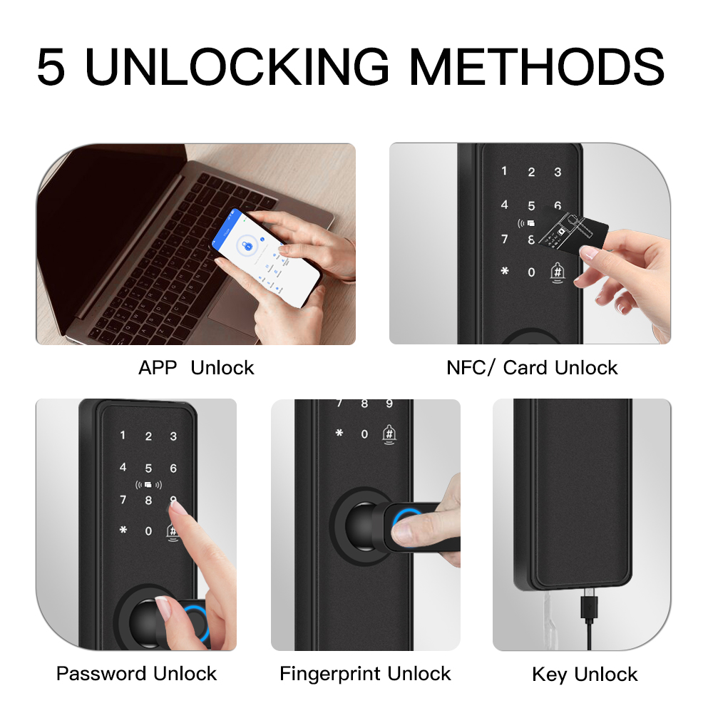 Smart Door Lock Bluetooth-comp - Smart Home Door Lock 评论和价格