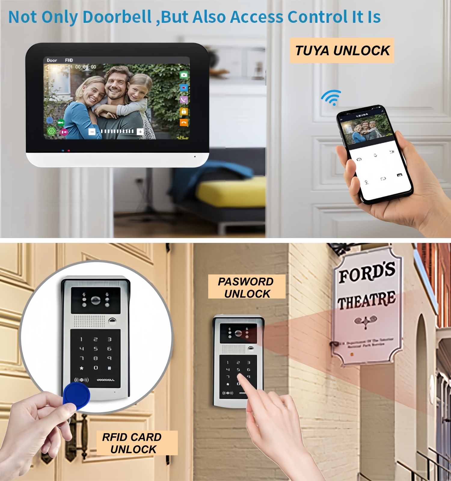 TUYA WIFI video intercom doorb - Smart Home Video 评论和价格