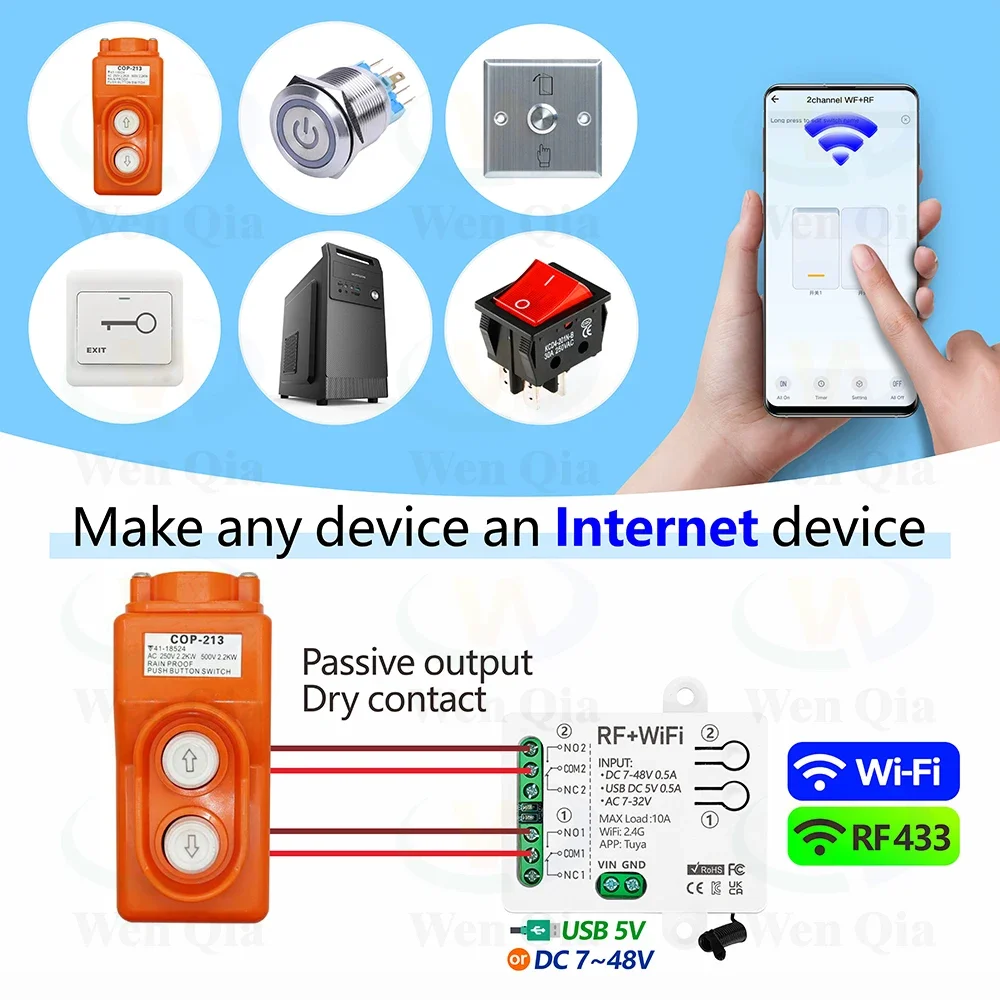 2CH Smart Light Switch Tuya,Wi - Universal Remote Smart Home 评论和价格