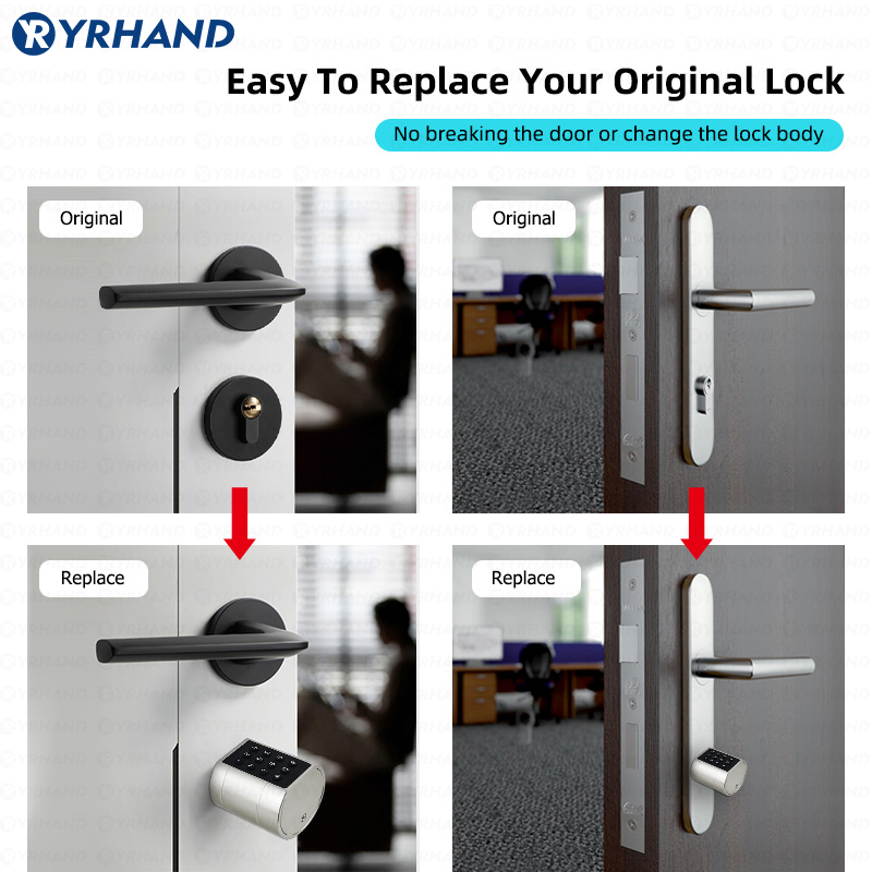 Smart Euro Cylindrical Door Lo - Smart Home Door Lock 评论和价格