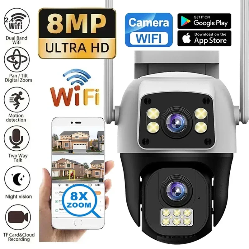 8MP 4G SIM WIFI Camera Dual Le - Smart Home Camera Ezviz 评论和价格