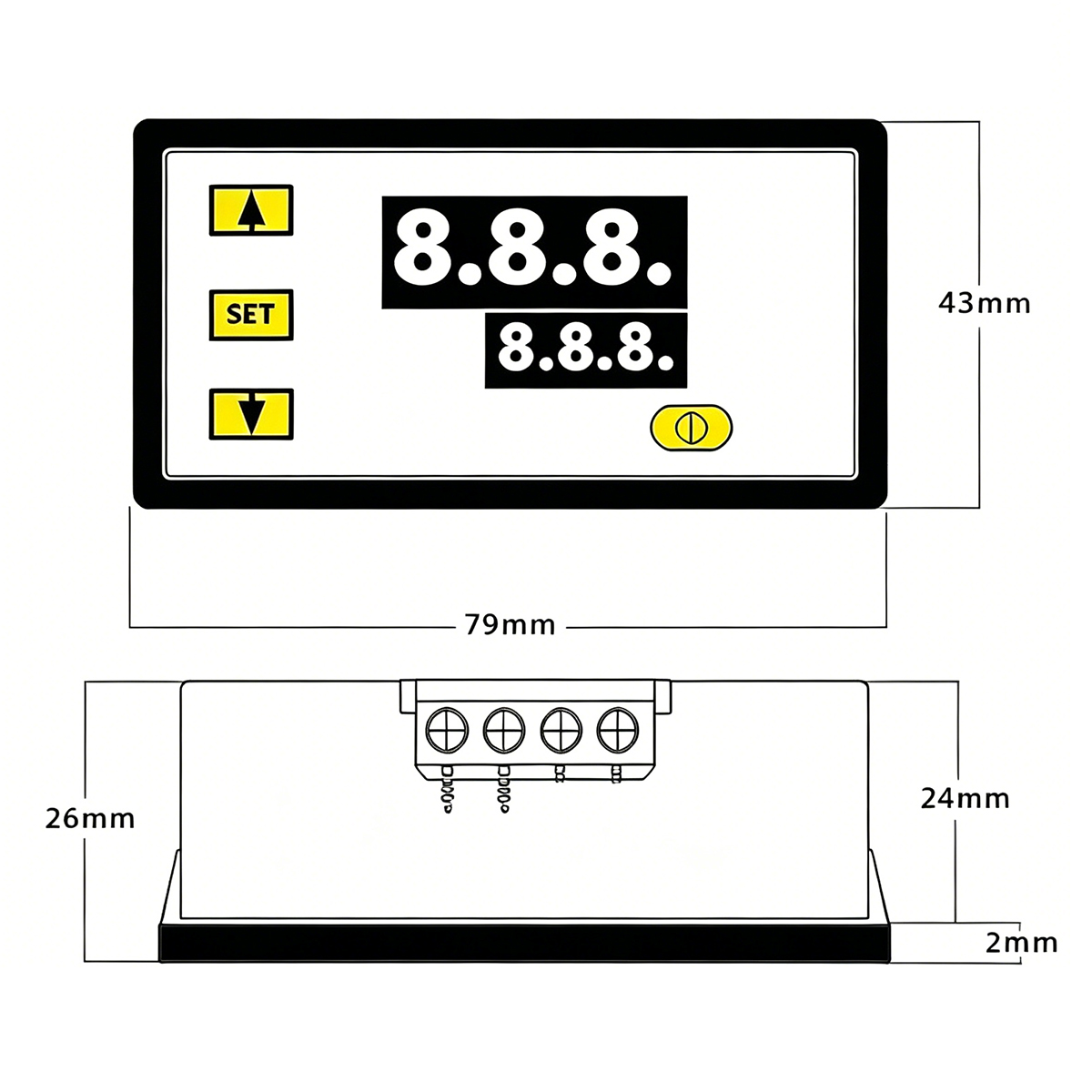 W3230 Digital Temperature Cont - Temperature Sensor 评论和价格