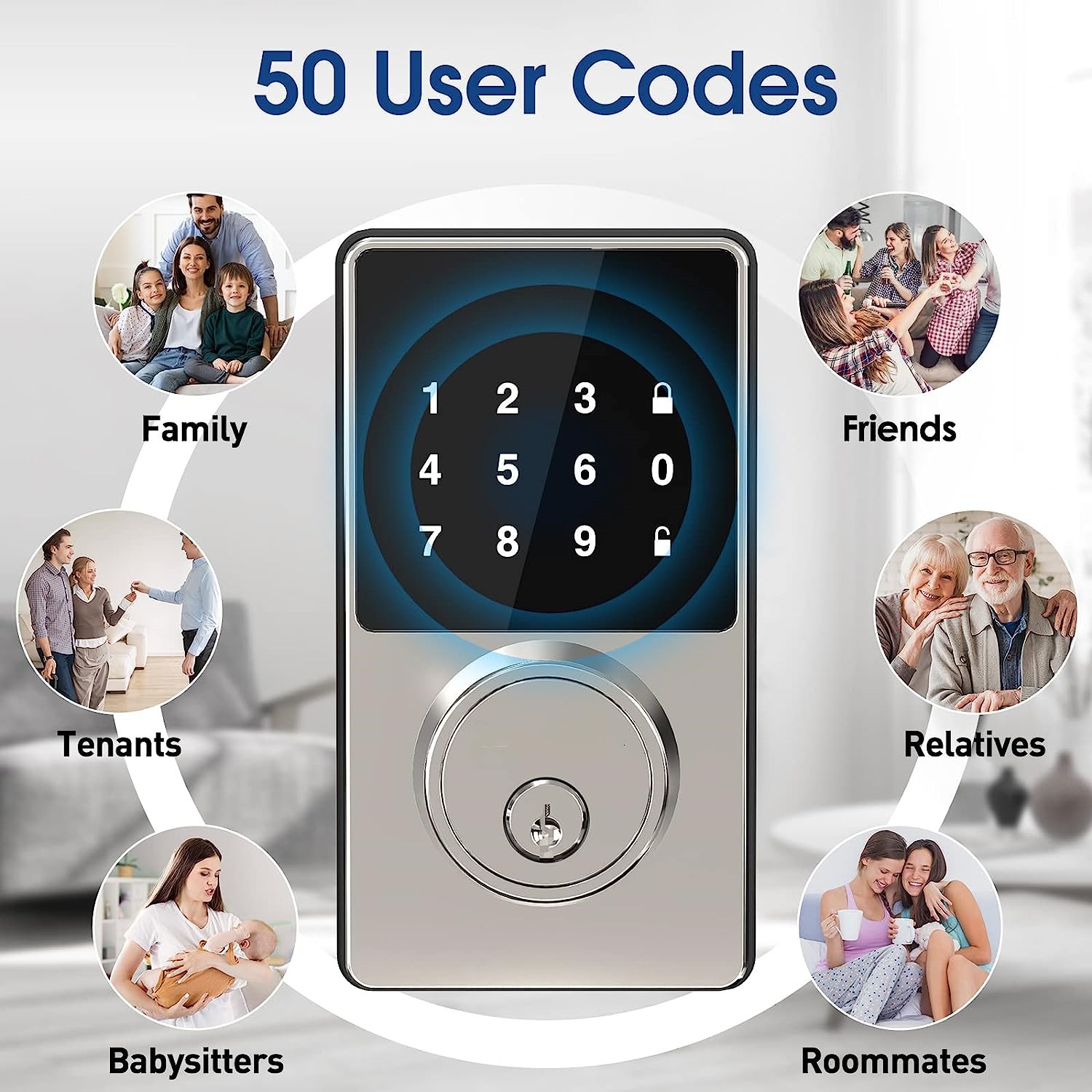 Smart Lock with Password, Keyl - Smart Home Door Lock 评论和价格